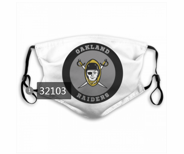 NFL 2020 Oakland Raiders #67 Dust mask with filter->nfl dust mask->Sports Accessory